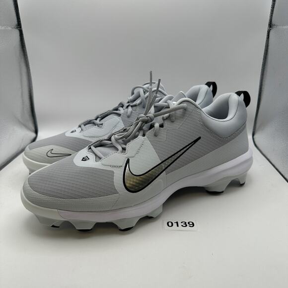 NIKE Baseball Cleats Men's 15 Force Trout 9 Pro MCS Gray - Picture 2 of 8
